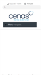 Mobile Screenshot of cenas.ch