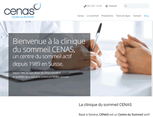 Tablet Screenshot of cenas.ch